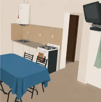 Departamento 5 en Santa Teresita